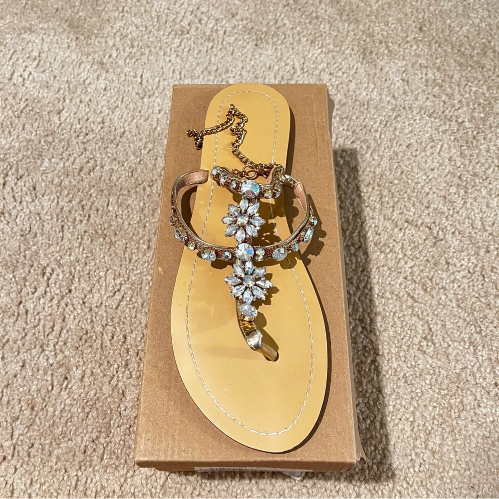 Crystal Gladiator Sandals